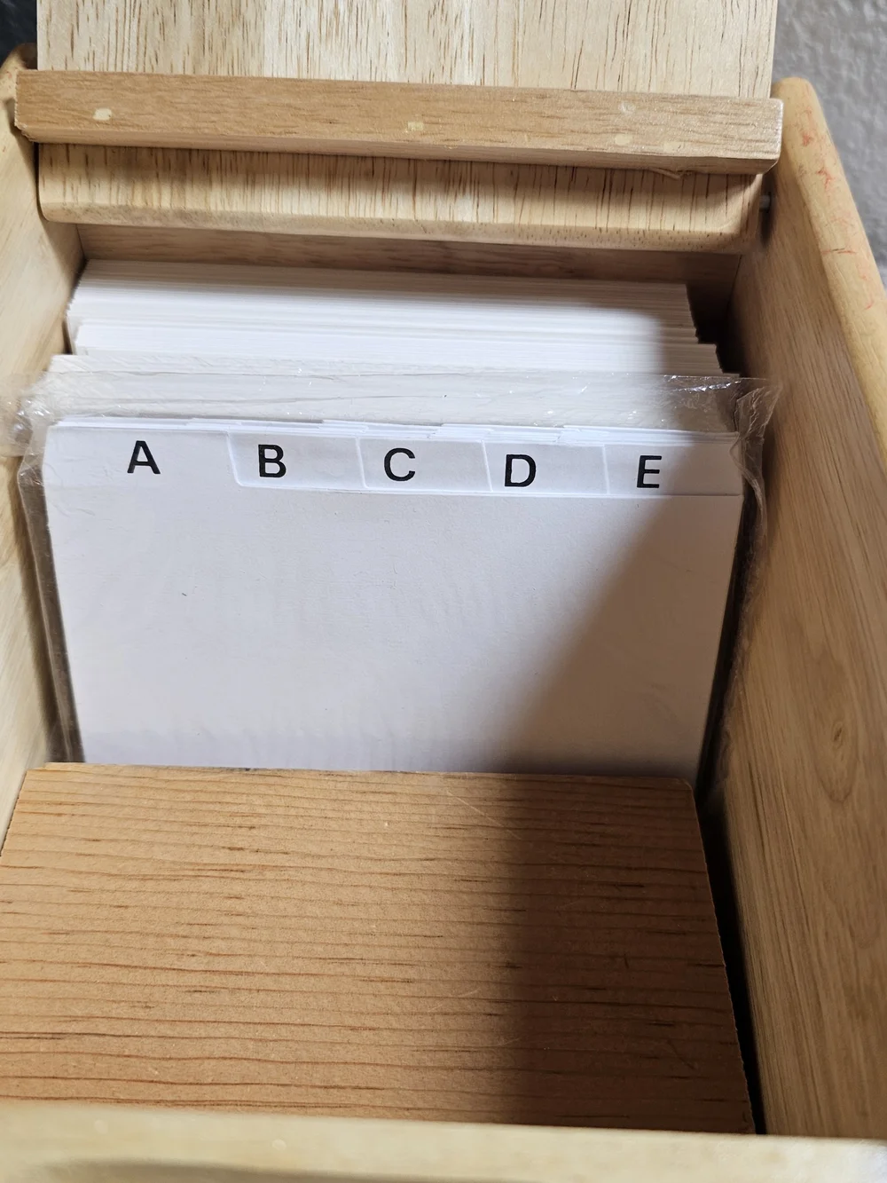 Vintage Recipe File Card Box and Cookbook Stand with Splash Guard